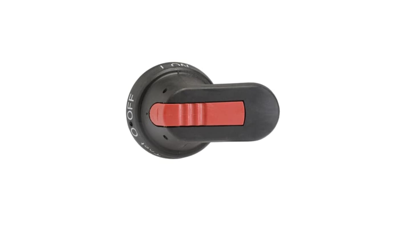Manopola rotante ABB per albero da 6 mm, dimensioni 98x45x66 mm, grado di protezione IP65, codice 1SCA022399R8110.