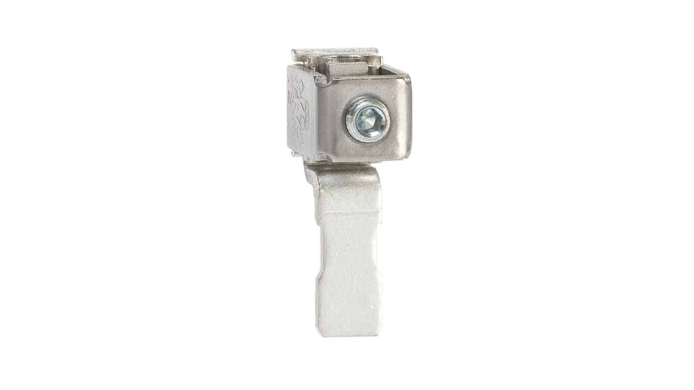 Terminale sezionatore ABB 1SCA022469R6220, compatibile con cavi Al/Cu, dimensioni 250x50x180 mm, progettato per ambienti difficili.