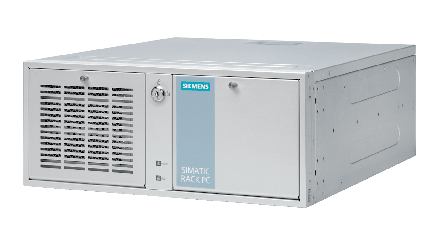 Computer industriale Siemens 6AG40122AA100AX0 SIMATIC IPC347G, processore Intel Pentium, design rack 19", dimensioni 430 x 176 x 465,8 mm.