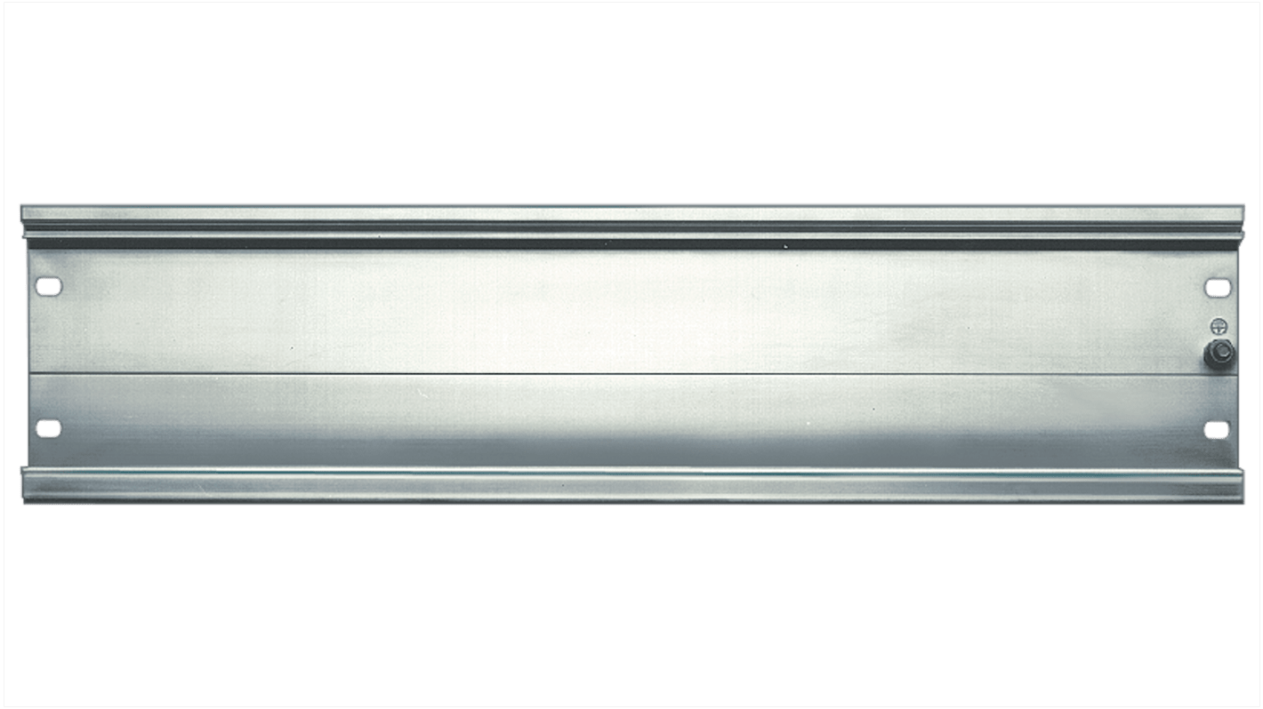 Guida di montaggio Siemens 6ES71951GC000XA0 per moduli bus ET 200M, lunghezza 2000 mm, dimensioni 2000 x 122 mm.