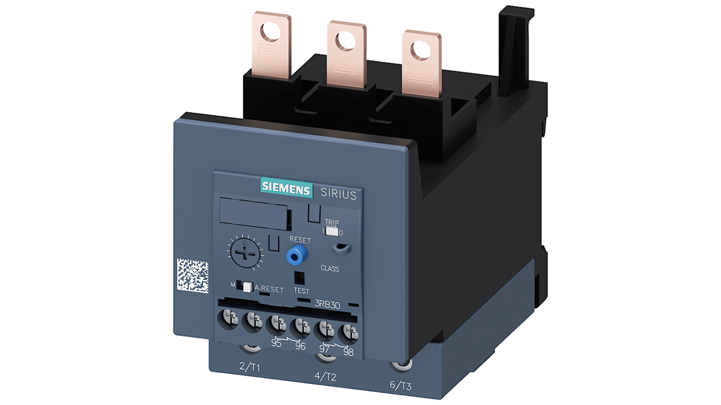 Relè di sovraccarico Siemens 3RB30362UD0, 1NC/1NO, protezione motore fino a 50 A, contatto 4 A, dimensione S2.