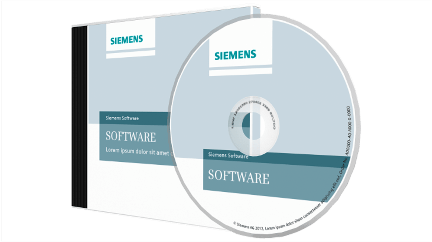 Software Siemens 6AV63711CC075AX0 per HMI e PLC SIMATIC S7, compatibile con WinCC V7.5 SP2, fornito su CD-ROM.