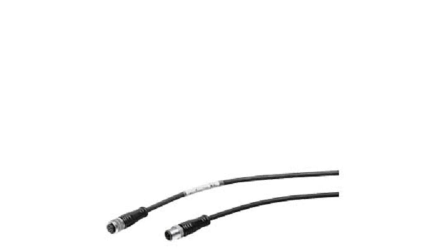 Cavo di connessione Siemens 6GT28910PH50, tipo M12, pre-assemblato, nero, per RF600, temperatura da -30 a +80 °C.