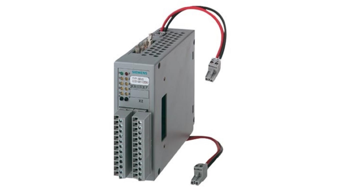 Modulo I/O PLC Siemens 6DD16810EB3, 8 ingressi digitali, tensione 24 V CC, dimensioni 45x129x160 mm, per SIMATIC TDC.