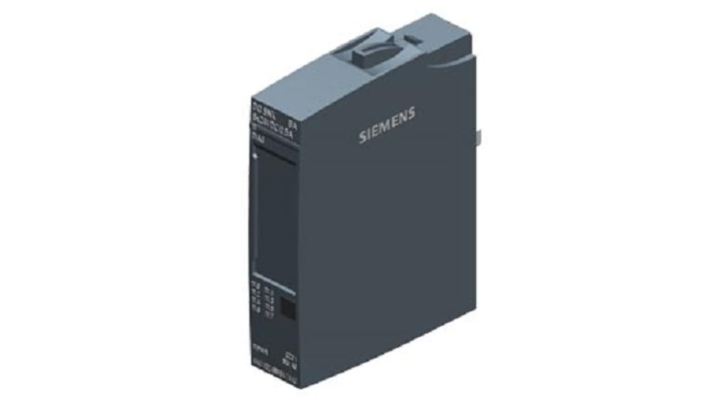 Modulo di uscita digitale Siemens 6AG11326BF007CA0, 8 porte, 24 V c.c., dimensioni 73 x 15 x 58 mm, diagnostica canali.