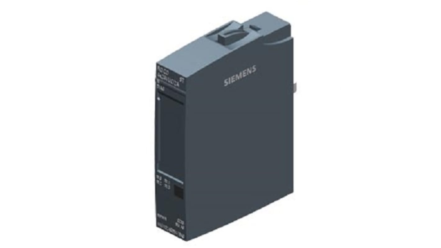 Siemens 6AG11326GD517BA0, modulo relè ET 200SP, uscita digitale, dimensioni 73 x 15 x 58 mm, diagnostica tensione alimentazione.