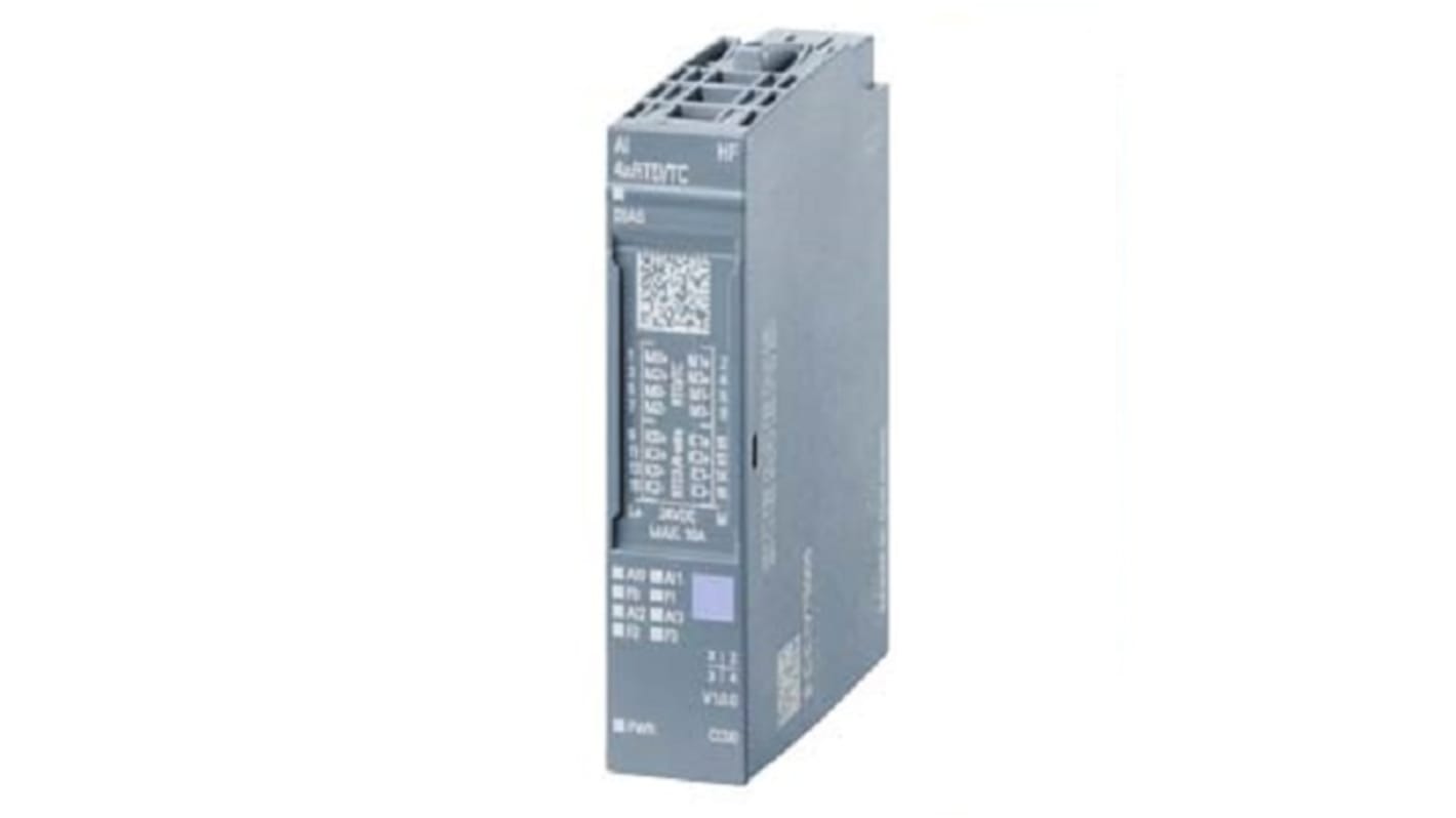 Modulo di ingresso analogico Siemens 6AG11346JD002CA1, 16 bit, 24 V c.c., dimensioni 73 x 15 x 58 mm, per ET 200SP.