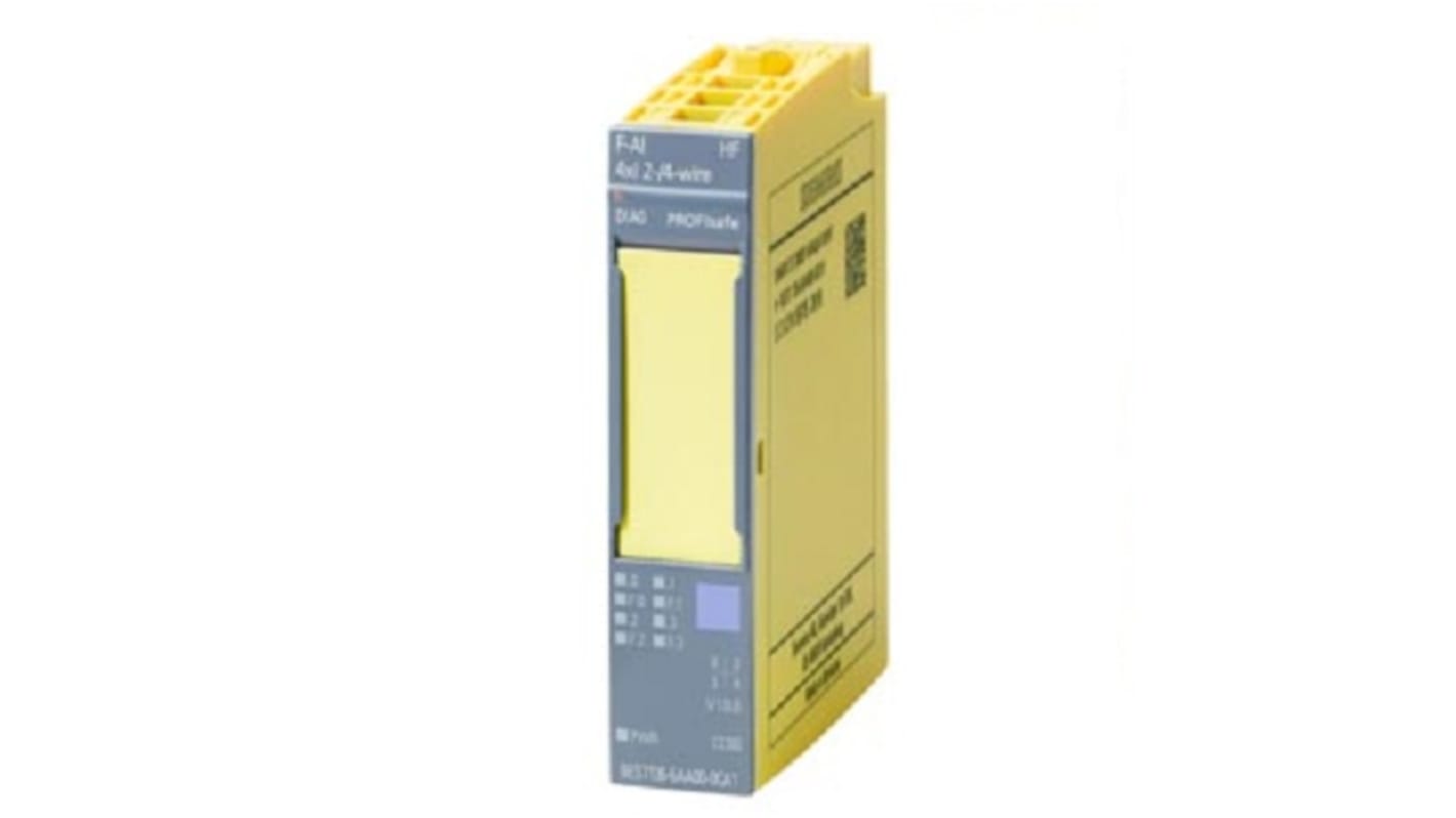 Modulo di ingresso analogico Siemens 6AG11366AA002CA1, 24 V c.c., dimensioni 73 x 15 x 58 mm, ingressi a prova di guasti.