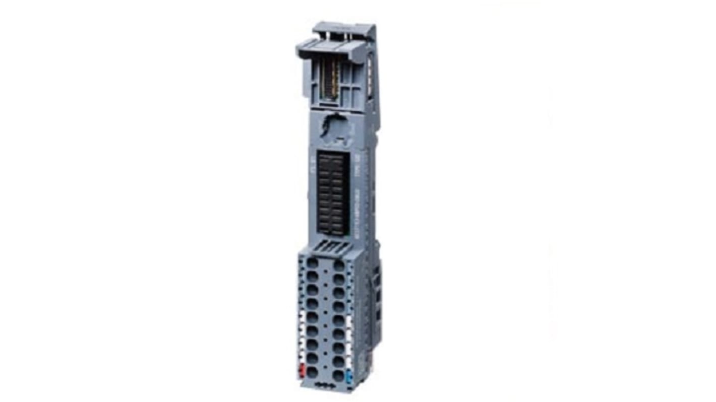 Siemens 6AG11936BP007BU0, unità base ET 200SP, 24 V, dimensioni 117 x 20 x 35 mm, terminali a innesto, isolamento 2545 V.