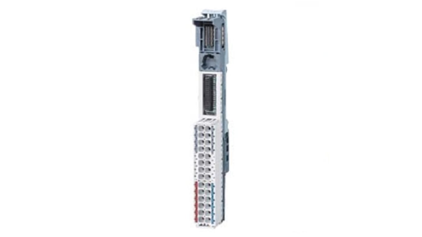 Unità base Siemens 6AG1193-6BP20-7DA0 per ET 200SP, 24 V, dimensioni 141 x 15 x 35 mm, 10 terminali AUX, isolamento 707 V.