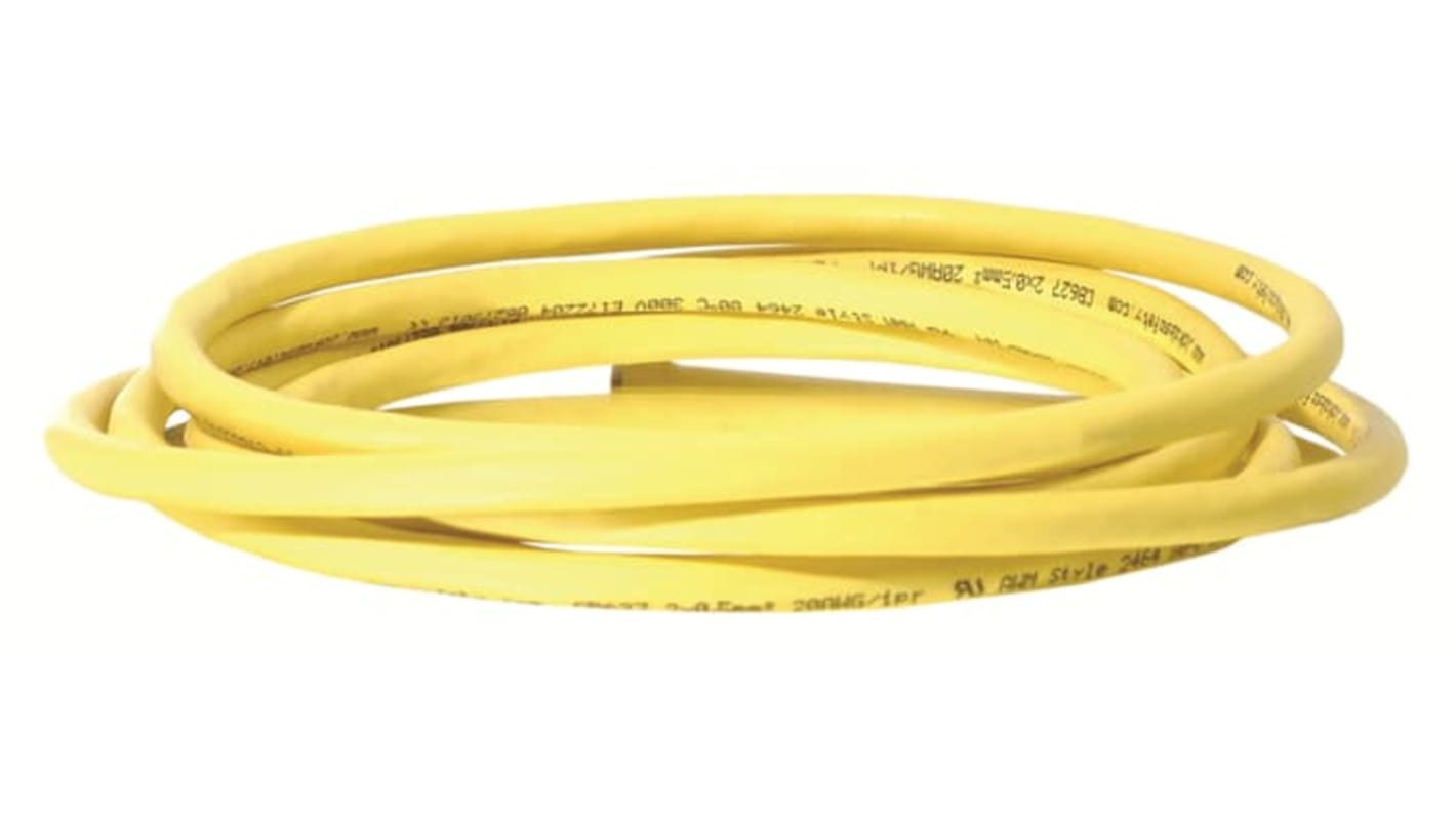 Cavo PLC ABB 2TLA020070R6800, serie PCABLE, per PLC di sicurezza Pluto, dimensioni 2 x 0,75 mm², peso 0,08 kg.