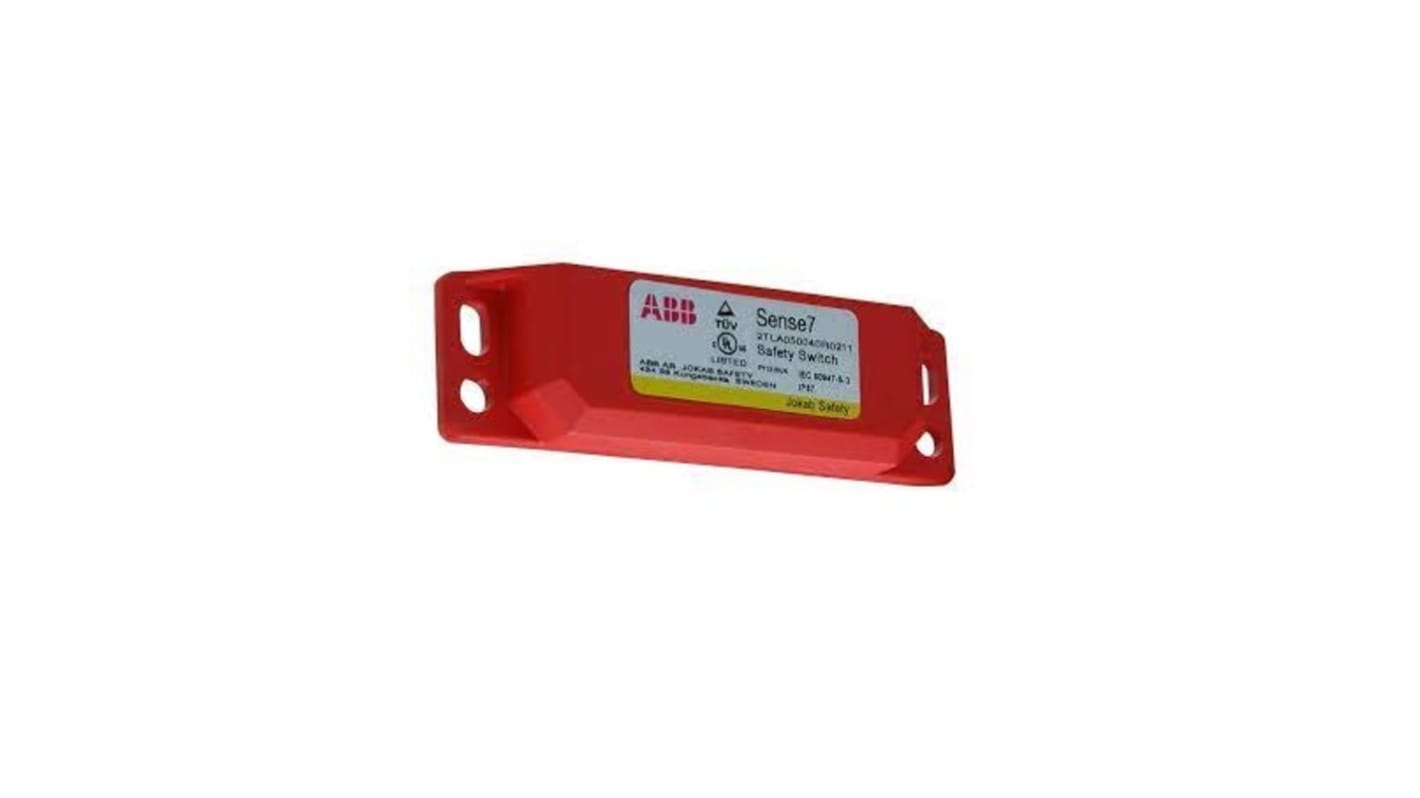 Attuatore ABB 2TLA050040R0211 per interruttore magnetico di sicurezza Sense7, realizzato in plastica, installazione semplice.