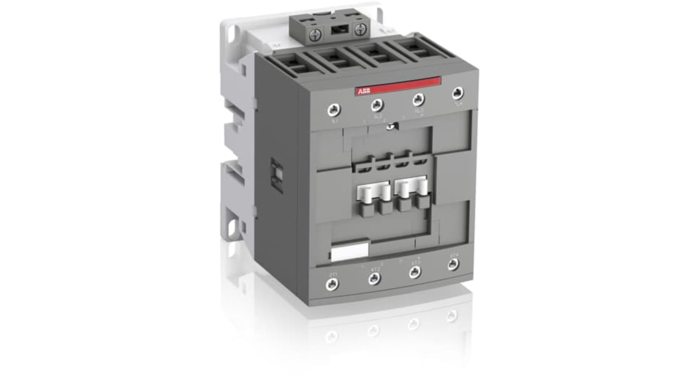 Contattore ABB 1SBL397201R1100, 4 poli, 125 A, 45 kW, tensione 24-60 V, grado di protezione IP20, serie 1SBL3.
