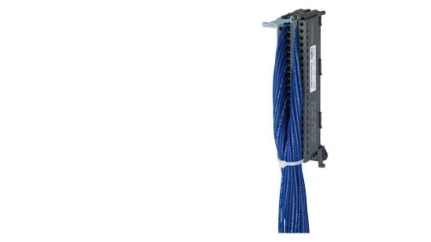 Connettore anteriore Siemens 6ES79225BF000HC0 per S7-1500, 5 m, guaina blu, 40 poli, terminale a vite, diametro 2,2 mm.
