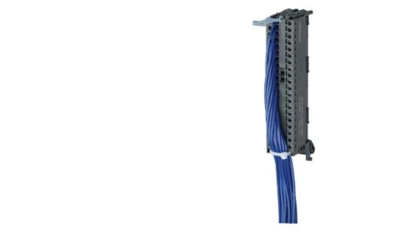 Connettore anteriore Siemens 6ES79225BG500AB0 per S7-1500, cavo H05V-K blu, lunghezza 6,5 m, 20 canali, 40 poli.