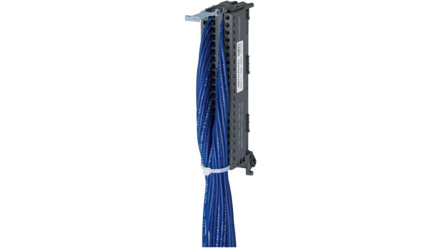Connettore anteriore Siemens 6ES79225BG500HC0 per SIMATIC S7-1500, 6,5 m, 40 poli, guaina blu, diametro 2,2 mm.