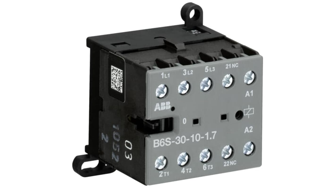 Contattore ABB GJL1213001R7102, 3 poli, 4 contatti NO, 20 A, 32 V CC, IP20, per applicazioni industriali e commerciali.