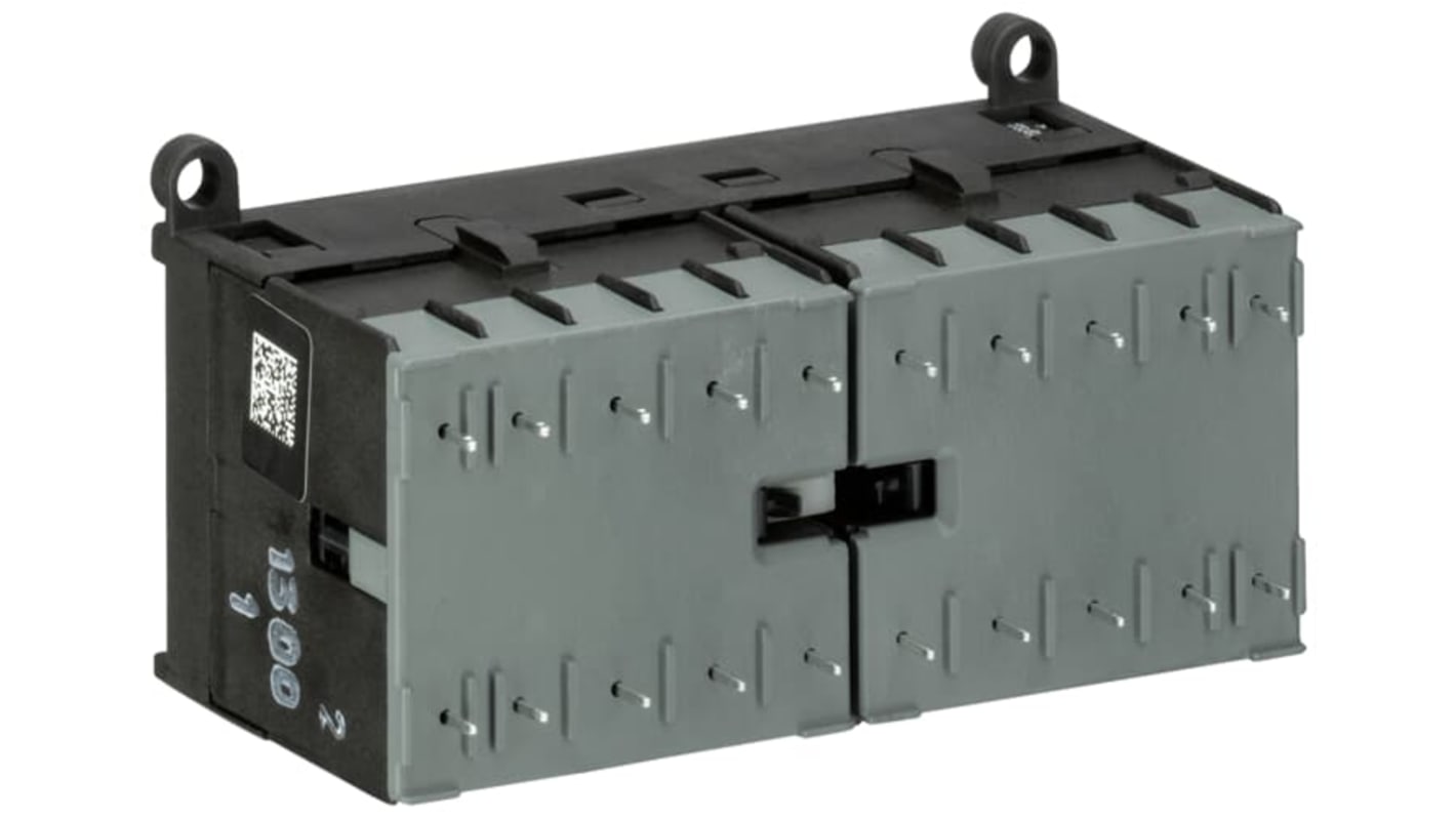 Contattore ABB GJL1311919R0101, 3 poli, 4NO, 12 A, 24 V c.a., IP20, -20 a +55 °C, durata 10 milioni di cicli.