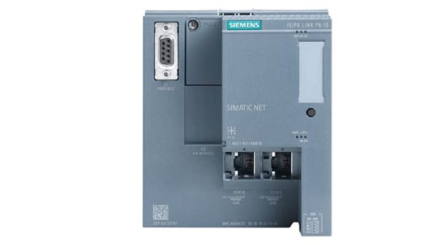 Modulo I/O Siemens 6AG14115AB102AA0 per SIPLUS, collegamento E/PB Link PN IO, dimensioni 5,12 x 6,7 x 3,15 pollici.
