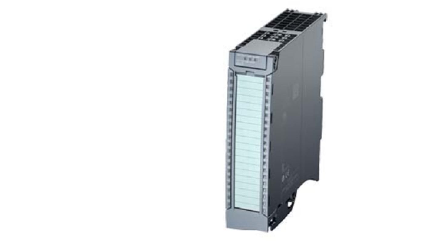 Modulo I/O digitale Siemens 6AG25521AA004AB0, 8 ingressi e 16 uscite, alimentazione 24 V, dimensioni 147 x 35 x 129 mm.