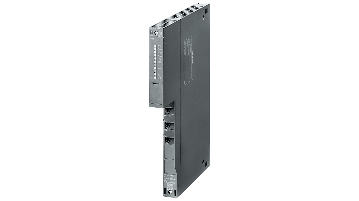 Modulo di comunicazione Siemens 6GK74431RX000XE0 per SIMATIC S7-300/S7-400, 3 porte RJ45, dimensioni 8,27 x 0,99 x 11,42 poll.