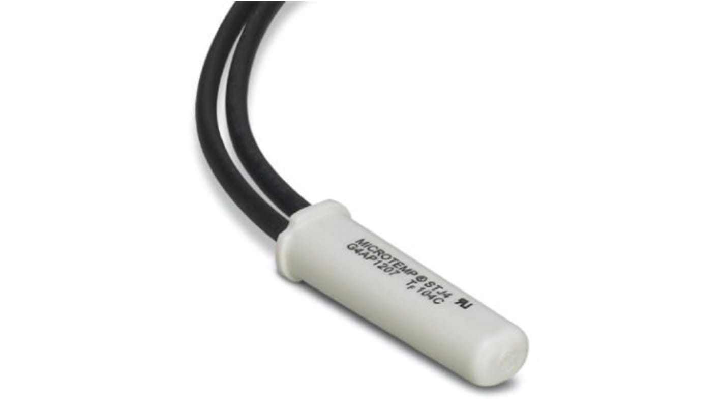 Fusibile termico assiale Phoenix Contact 2900796, 10 A, 500 V, per monitoraggio sovratemperatura su relè di carico.