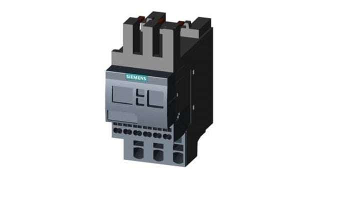 Relè di monitoraggio corrente Siemens 3RR24422AA40, SPDT, per carichi motori, con riparametrizzazione automatica.