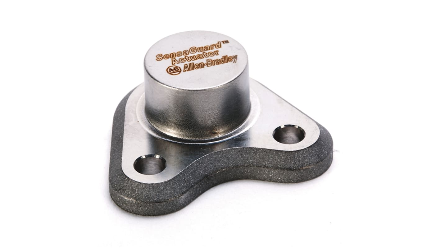 Rockwell Automation 440N-Z18SSTB, attuatore SensaGuard in acciaio inox da 18 mm con tecnologia RFID e induttiva.