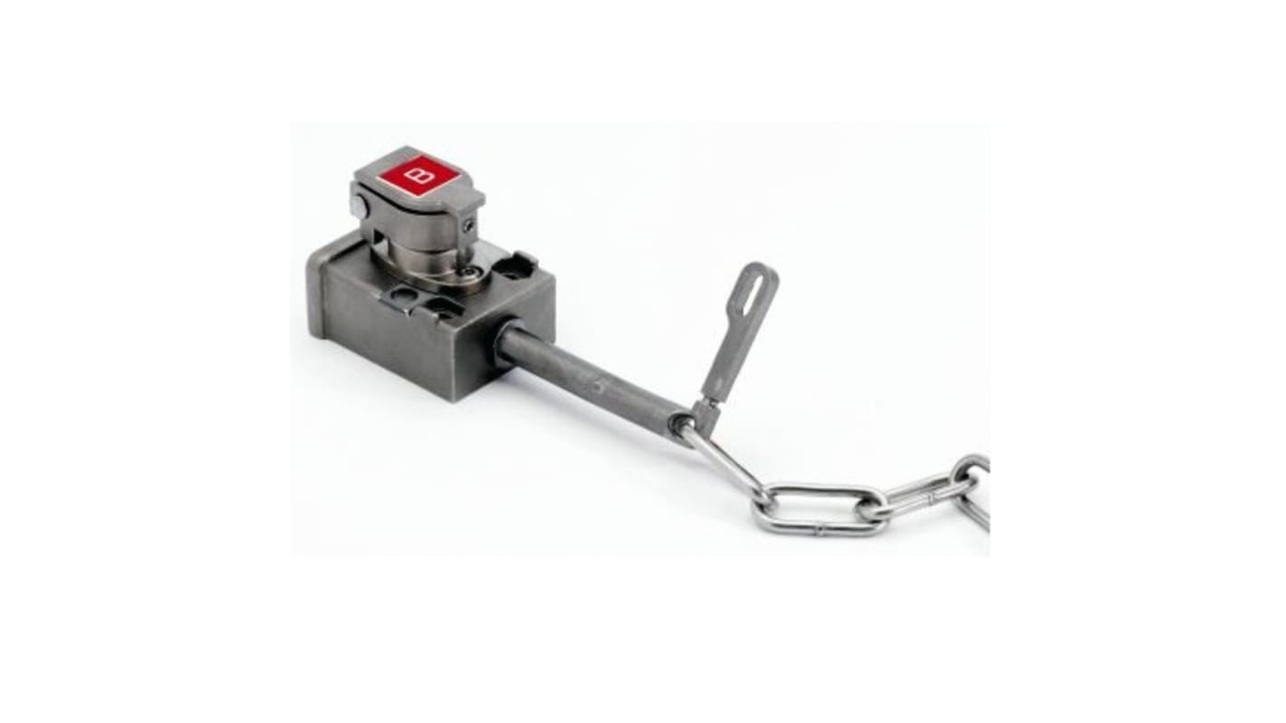 Interruttore di interblocco Rockwell Automation 440T-MSCLE100A, custodia in acciaio inox, temperatura -40 a 200 gradi.