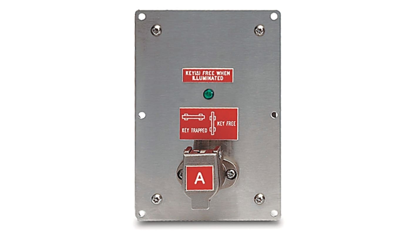 Interruttore di interblocco a chiave Rockwell Automation 440T-MSRUE11GA, acciaio inox, 2NC 2NO, monitoraggio solenoide integrato.