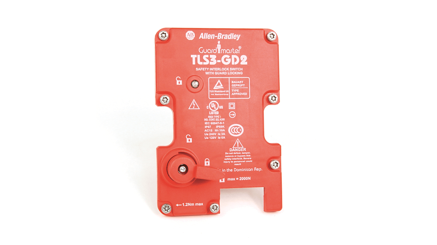 Coperchio di ricambio TLS-3 Rockwell Automation 440G-A27374 con chiave esterna per applicazioni industriali.