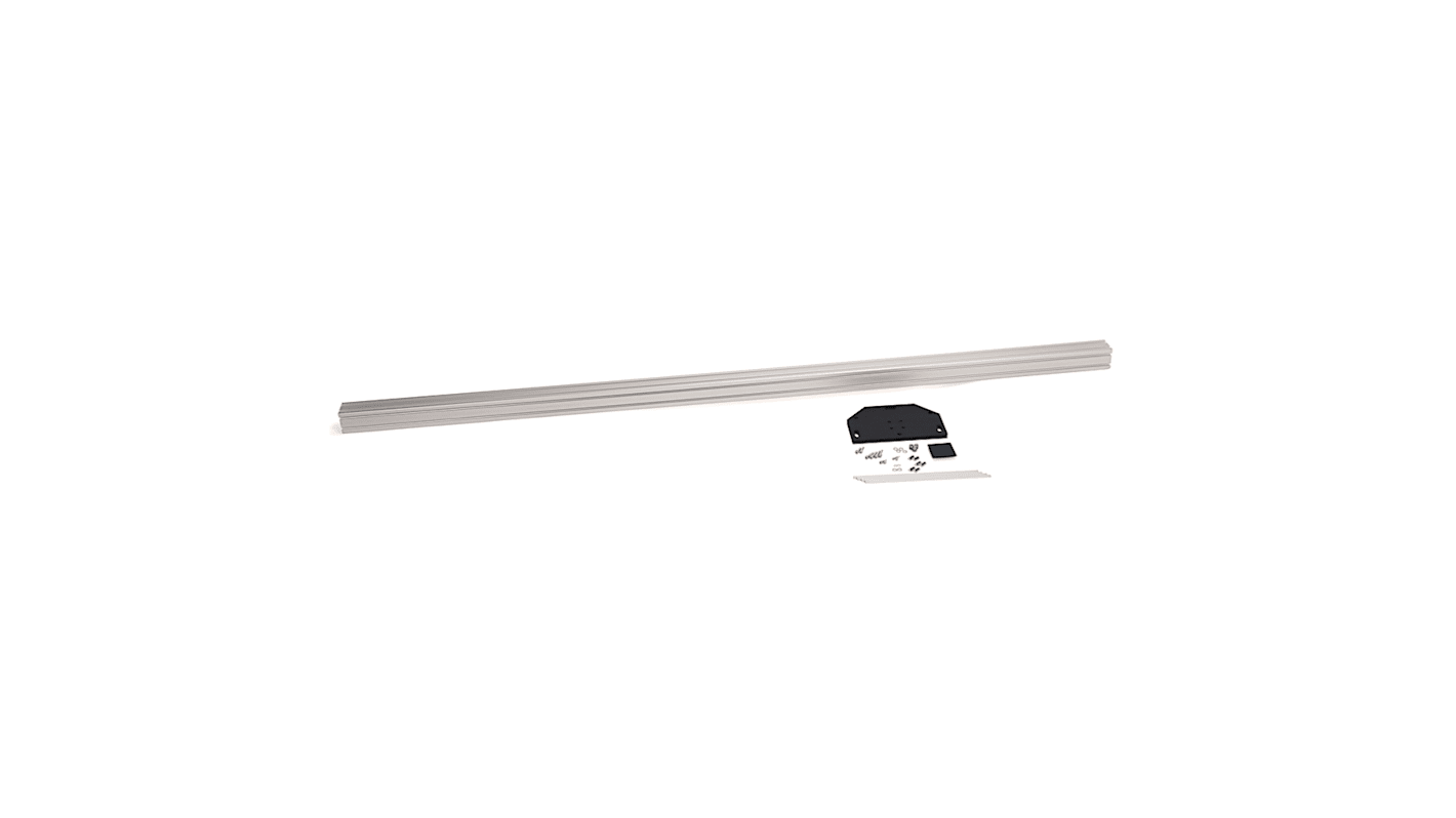 Supporto da pavimento Rockwell Automation 445L-AMSTD2M per barriere fotoelettriche, in alluminio, altezza 2 m, montaggio a pavimento.