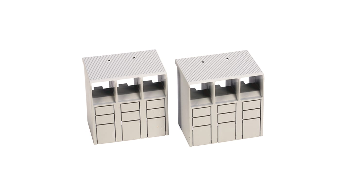 Coperchio Rockwell Automation 140G-H-TC3H per interruttore automatico, altezza 50 mm, preforato per un'installazione semplice e sicura.