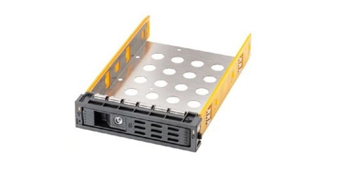 Rack Siemens 6ES76480EH001BA0 per SIMATIC IPC, dimensioni 188 x 121 x 42 mm, supporta dischi da 3,5" e SSD da 2,5".