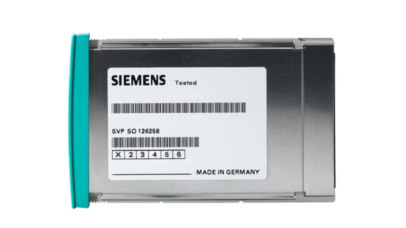 Scheda di memoria Siemens 6AG19521AY007AA0, 64 MB RAM, per S7-400, dimensioni 3,59 x 5,28 x 0,6 pollici.