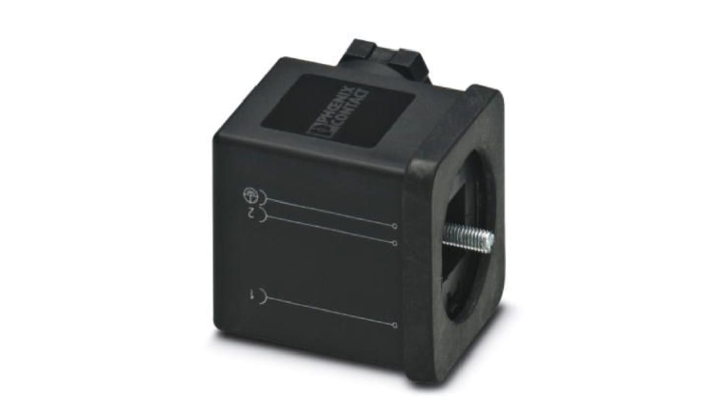 Connettore valvola universale Phoenix Contact 1452123, 3 posizioni A, collegamento a vite e pressacavo M16, per cavi da 6-8 mm.