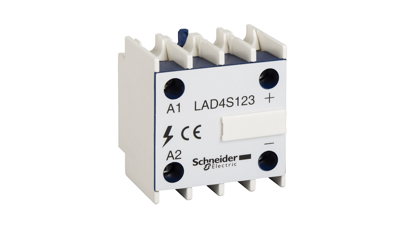 Contattore di commutazione Schneider Electric LAD4S123, 1 NA + 1 NC, compatibile con TeSys D, conforme RoHS.
