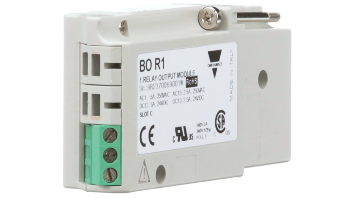 Carlo Gavazzi BOR1, misuratore digitale da pannello con display LED rosso, misura frequenze fino a 50 kHz, montaggio 48x96 mm.