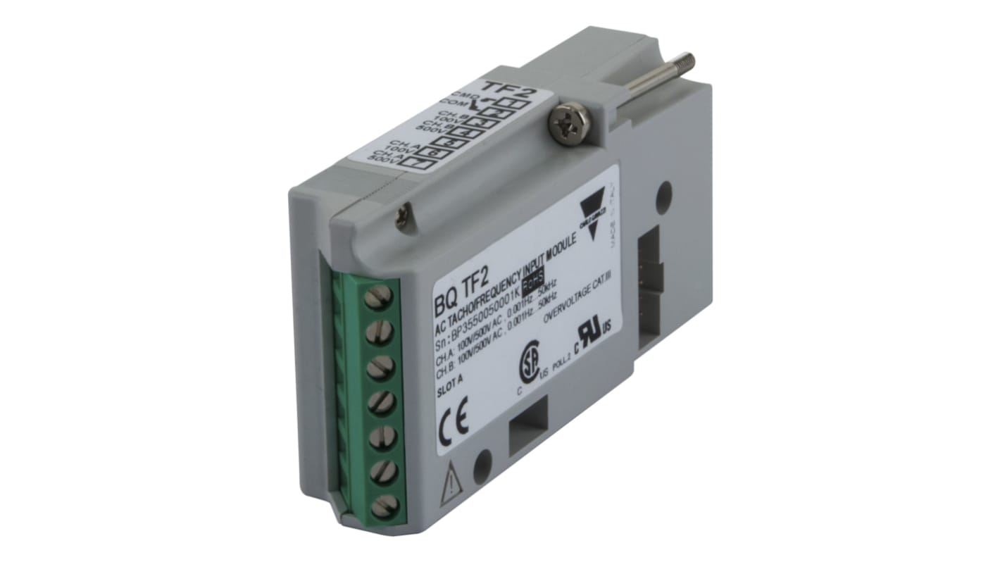Carlo Gavazzi BQTF2, misuratore digitale da pannello con LED 3 1/2 DGT, misurazioni di corrente e tensione.