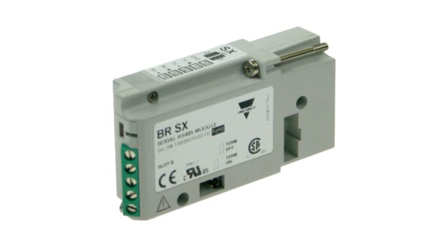 Misuratore digitale multifunzione da pannello Carlo Gavazzi BRSX, display LED rosso, dimensioni 48x96 mm, uscita analogica 0-20 mA.