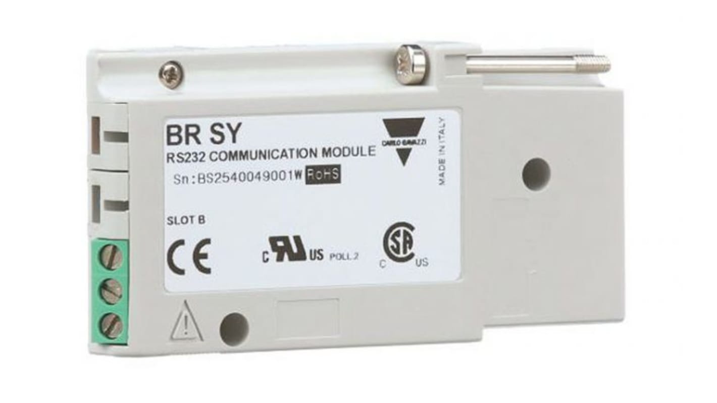 Carlo Gavazzi BRSY, misuratore digitale da pannello con display LED rosso, montaggio 48 mm x 96 mm, misura frequenze fino a 50 kHz.