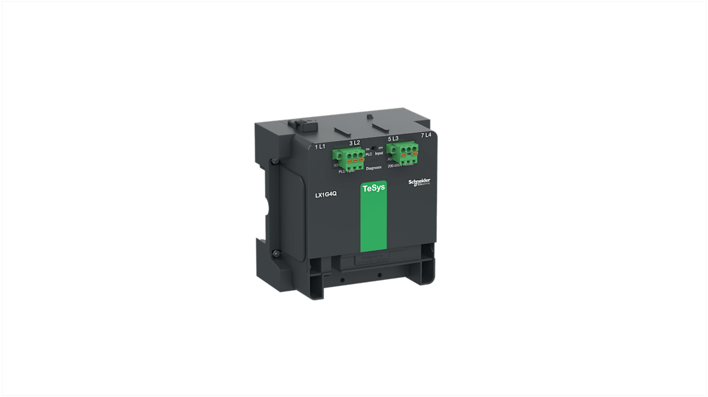 Connettore contattore Giga Schneider Electric LX1G4QBEEA, modulo di controllo TeSys Giga, operabile fino a 60°C, supporta AC-3 fino a 600 cicli/ora.