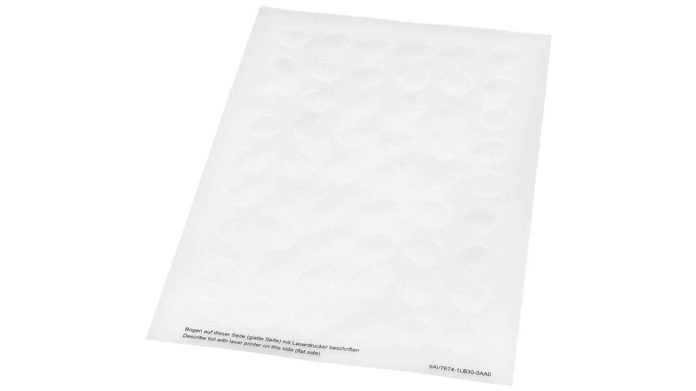 Etichette per HMI Siemens 6AV76741LB300AA0, compatibili con dispositivi 16:9 PRO per etichettatura automatica.