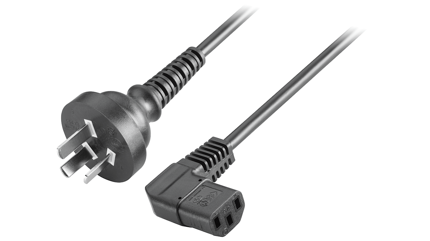 Cavo PLC Siemens 6ES79001FA000XA0 per IPC e alimentatori, tensione 230 V, guaina nera, adatto per ambienti interni.