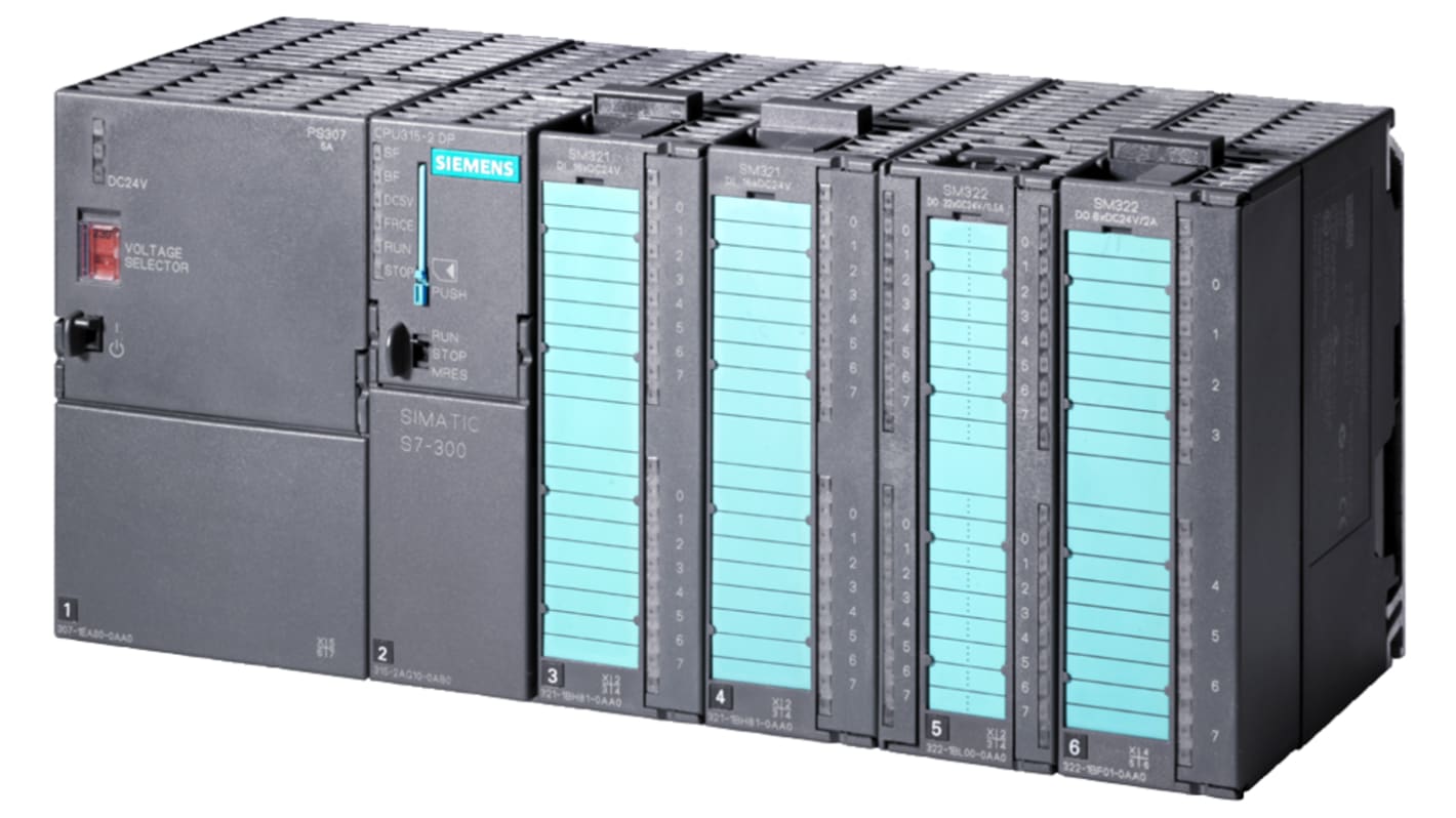 Modulo di ingresso Siemens 6AG1322-8BH10-7AB0, S7-300, 16 ingressi numerici, morsetti a vite, dimensioni 0,13 x 0,15 x 0,05 poll.