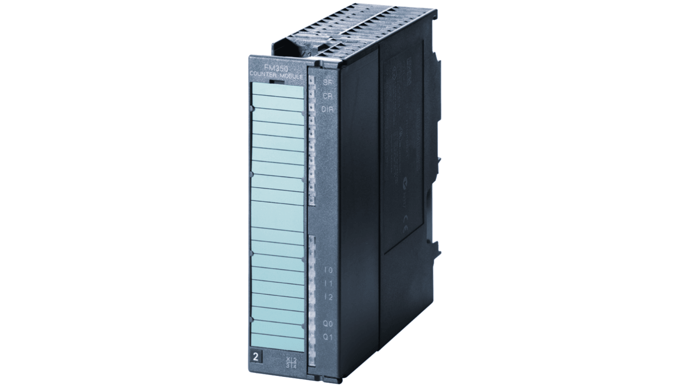 Contatore PLC Siemens 6AG1350-1AH03-2AE0, serie S7-300, 3 ingressi digitali, 2 uscite, dimensioni 0,13 x 0,15 x 0,05 m.
