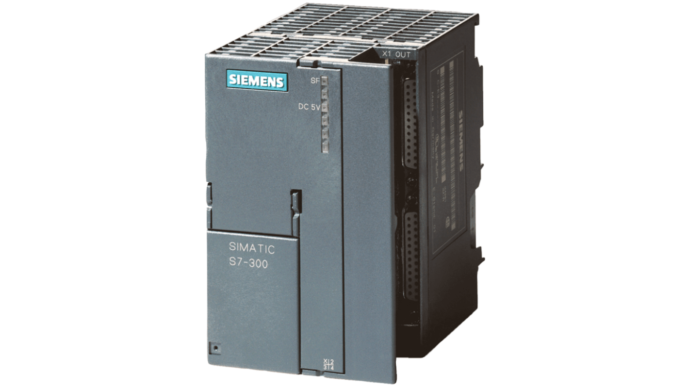 Modulo di comunicazione Siemens 6AG1365-0BA01-2AA0 per S7-300, tensione 24 V c.c., dimensioni 150x127x107 mm.