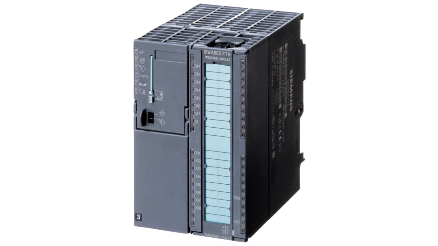 Modulo I/O digitale Siemens 6AG1900-2AA01-4AA0 per PLC S7-300, compatibile con ACS 400, dimensioni 0,154 x 0,134 x 0,089 m.