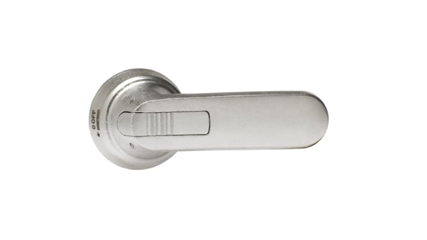 Manopola rotante ABB in acciaio inox, lunghezza 125 mm, grado di protezione IP66, codice 1SCA022739R1150.