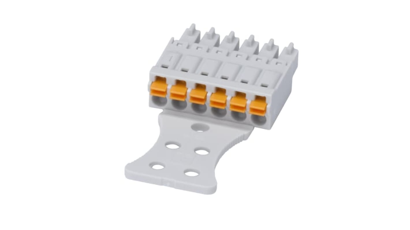 Morsettiera ABB 1SAJ929200R0001 per CDP18.150, montaggio su guida DIN, terminali a molla, grado di protezione IP20. Confezione da 4 pezzi.